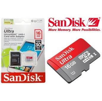 Micro Sd Sandisk 16gb Classe 10