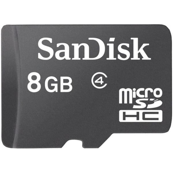 Micro Sd Sandisk 8gb Classe 4