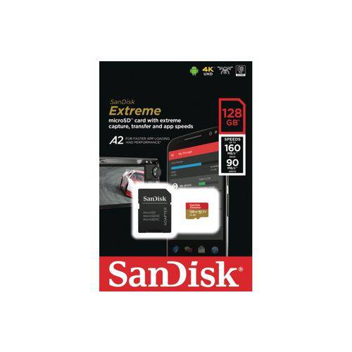 Tudo sobre 'Micro Sd Sandisk Extreme U3 160mb/s 4k A2 128gb Lacrado'