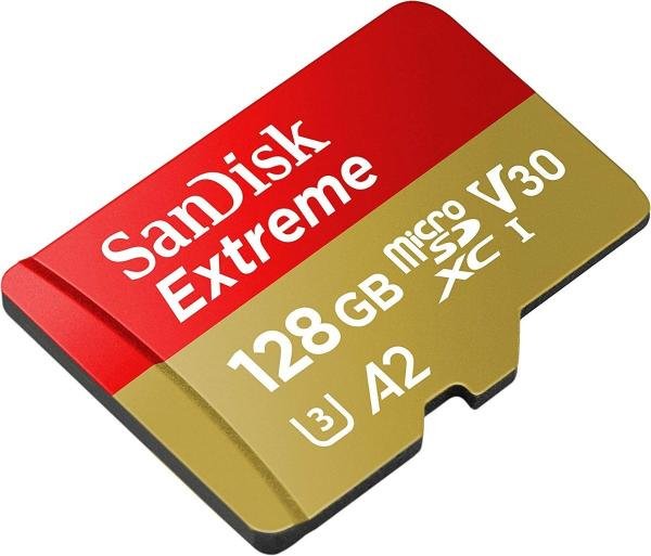 Micro Sd Sandisk Extreme U3 160mb/s 4k A2 128gb Lacrado
