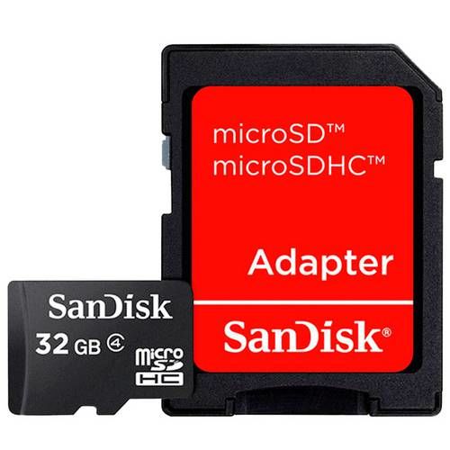 Micro Sd Sandisk 32gb C/adaptador