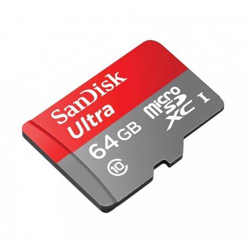 Micro Sdhc 64gb Ultra Uhs-I 48mb Full Hd Video C Adapt Sd Sdsdquan 064g Sandisk