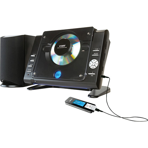 Micro System com CD Player, MP3, Rádio AM/FM, Entrada USB e Cartão de Memória SD - MPCD497BR - Coby