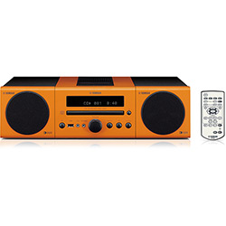 Tudo sobre 'Micro System com Dock para IPod , Potência de 30W RMS, Reproduz CD e Entrada USB - MCR-040O Laranja - Yamaha'