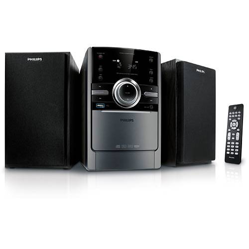 Micro System Philips MCM166X/78 - 12W, USB, Direct e MP3 Link