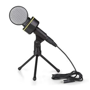 Microfone com Fio Condensador para Estudio Pc Plugue Cabo P2 - MT1021