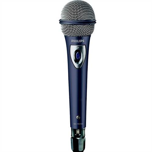 Microfone com Fio Dinâmico Prata Sbcmd15001 Philips