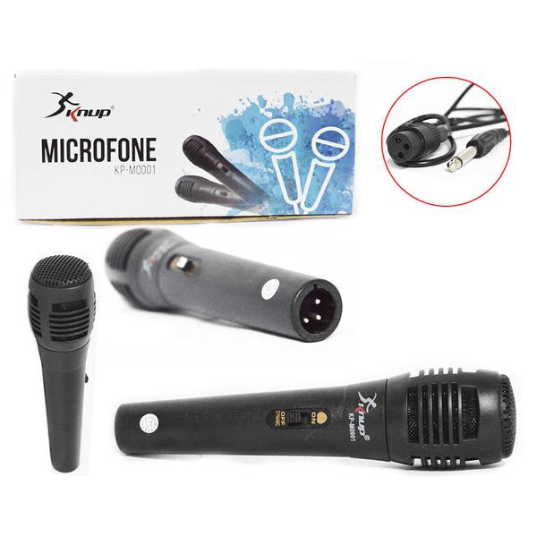 Microfone com Fio Multimídia Kp-M0001 Knup