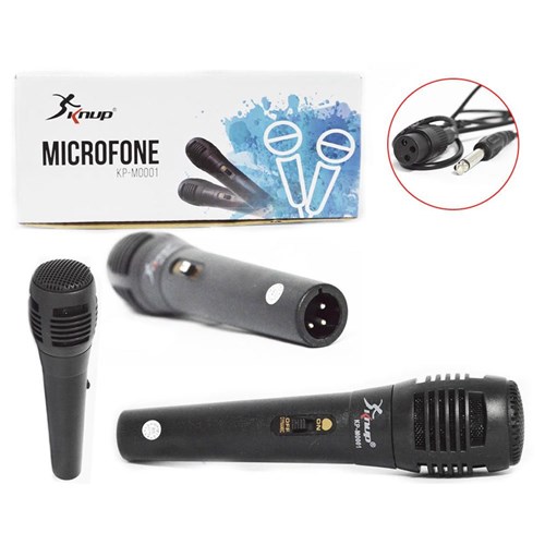 Microfone com Fio Multimidia Kp M0001 Kp-M0001 Knup