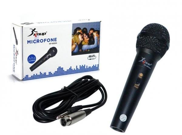 Microfone com Fio Multimidia KP-M0004 KP-M0004 KNUP