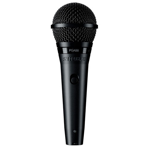 Microfone com Fio PG58-LC Dinâmico Cardióide Shure