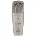 Microfone Condensador C1U USB Prata Behringer