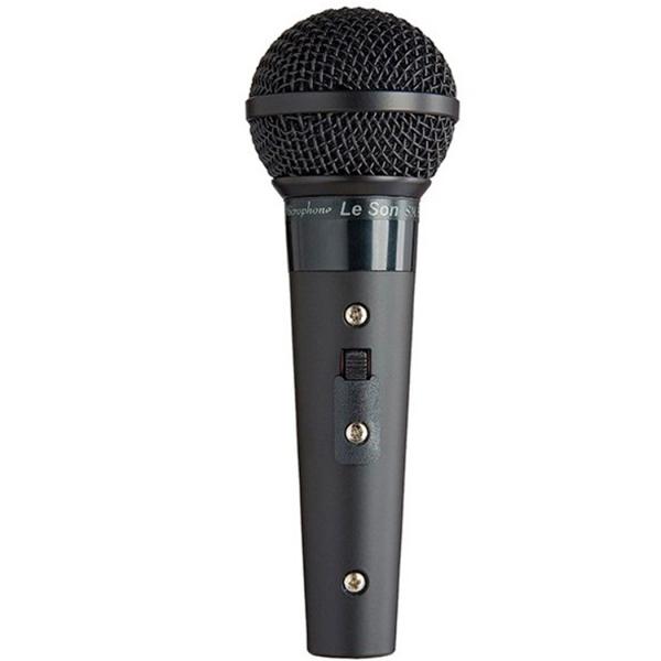 Microfone de Mão SM-58 BK Cabo 5M Cardioide Fosco Preto - Leson