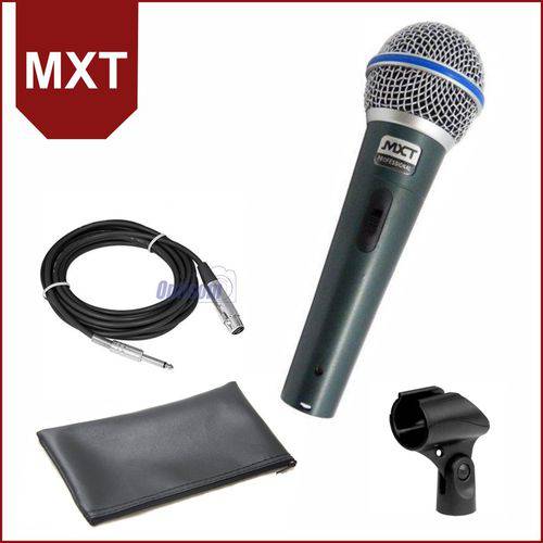Microfone Dinâmico MXT PRO de Mão BTM-58A