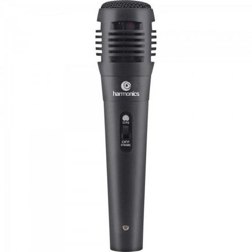Microfone Dinâmico Supercardióide Cabo 3m Mdc101 Preto Harmo