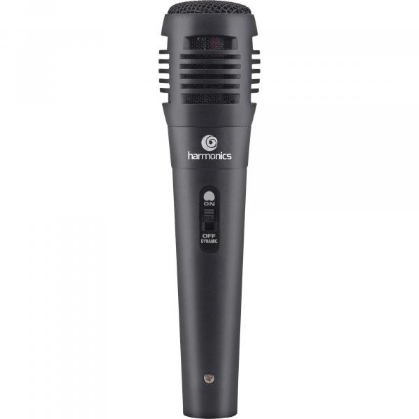 Microfone Dinâmico Supercardióide Cabo 3m MDC101 Preto HARMONICS
