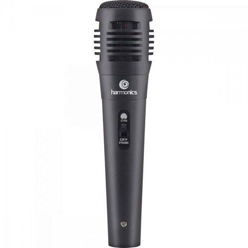 Microfone Dinâmico Supercardióide Cabo 3m Mdc101 Preto Harmonics