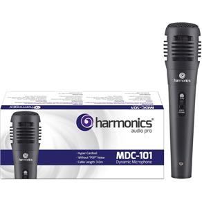 Microfone Dinâmico Supercardióide MDC101 Preto Harmonics