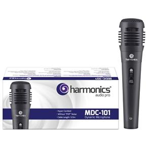 Microfone Dinâmico Supercardióide Preto Mdc101 Harmonics