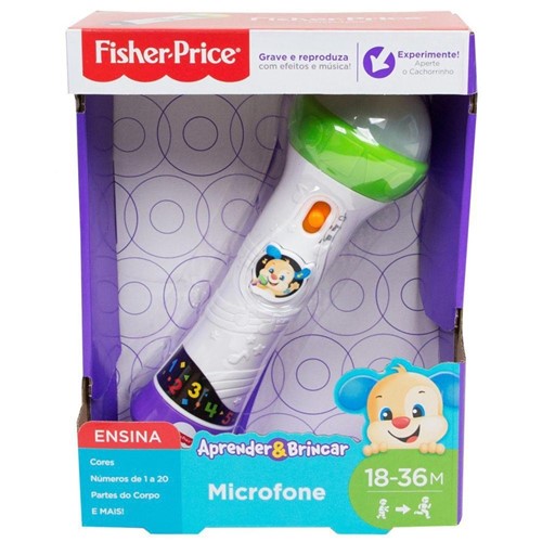 Microfone Infantil Aprender e Brincar Original Fisher Price