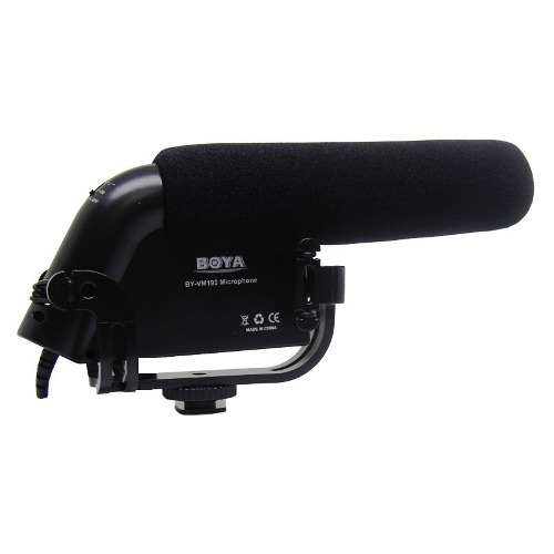Microfone Profissional Direcional DSLR Boya BY-VM190