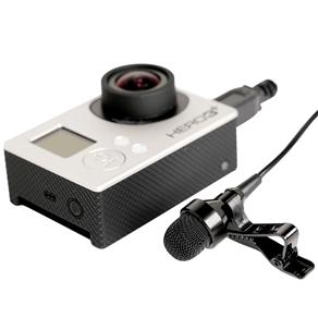 Microfone Profissional Driftin DGP-335B para Câmeras GoPro