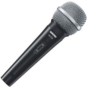 Microfone Profissional Vocal com Cabo 4.5M SV100 Shure