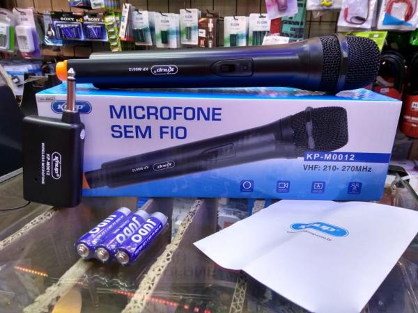 Microfone S/ Fio Kp-0012 Knup