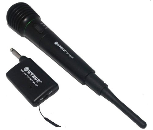 Microfone Sem Fio com Receptor Wireless (93112) - Chen