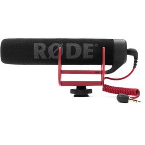 Microfone Shotgun Rode Videomic Go com Sistema de Suspensão Rycote Lyre