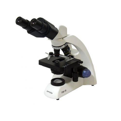 Microscópio Biológico Binocular Ampliação de 40x Até 2000x Iluminação LED