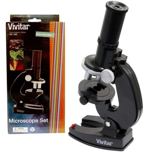 Microscópio com Ampliação 300 450 e 600x Vivmic20 Vivitar