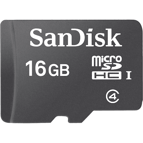 Microsd Sandisk 16Gb Classe 4