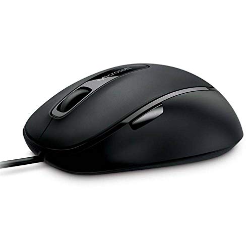 Microsoft Mouse com Fio Comfort Usb Preto/Cinza - 4FD00025