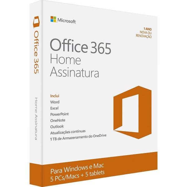 Microsoft Office 365 Home 32/64 Português - FPP