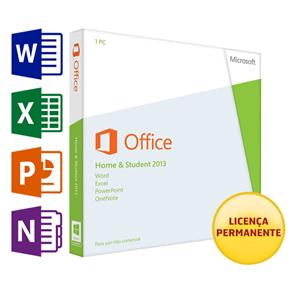 Microsoft Office Home And Student 2013 - Word, Excel, PowerPoint e OneNote - para PC ou Mac