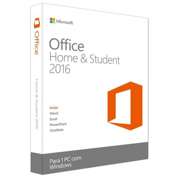 Microsoft Office Home Student 2016 Português - FPP - Microsoft