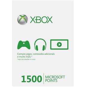 Microsoft Points 1500 - Xbox 360