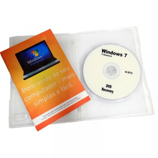 Microsoft Windows 7 Professional Genuino Nf-e Midia Serial 64 Bits Seven