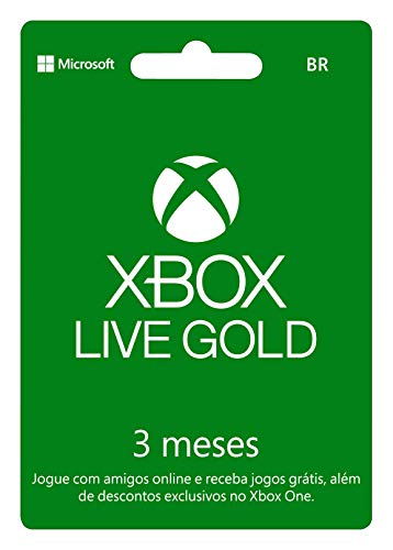 Microsoft Xbox Live Gold - 3 Meses