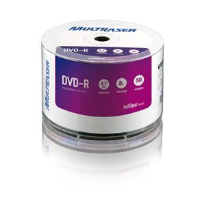 Mídia DVD+R Vel 08x 50 Imprimível Branco Dual Layer