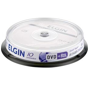 Mídia Elgin DVD+R Dual Layer 8 X 8.5 GB - 10 Unidades