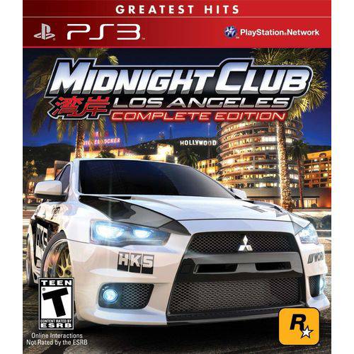 Tudo sobre 'Midnight Club Los Angeles Complete Edition Great. Hits - Ps3'