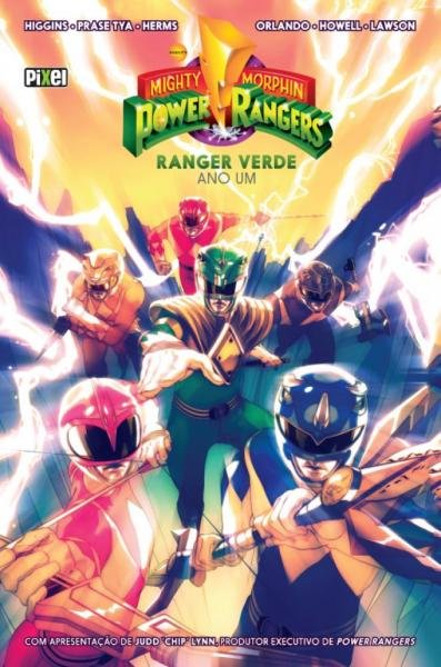 Mighty Morphin Power Rangers - Ranger Verde - Ano um - Pixel