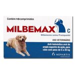 Milbemax Blister com 10 Comprimidos 5 a 25 Kg