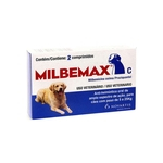 Milbemax Cães 5 a 25Kg Vermifugo 2 Comprimidos