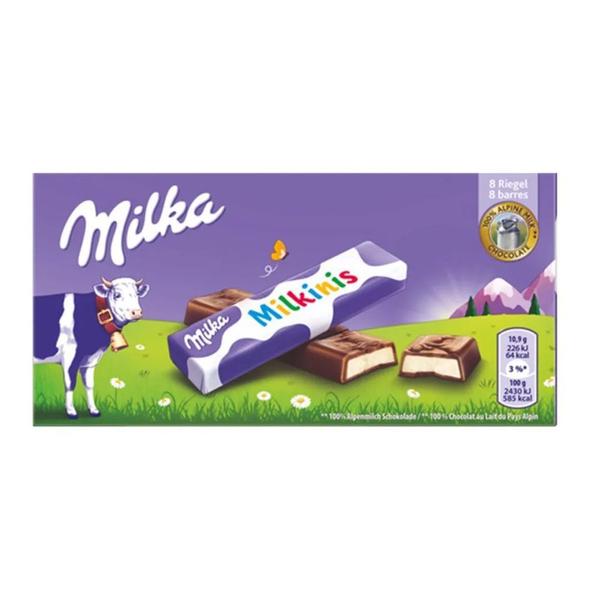 Milkinis Chocolate ao Leite Milka com Recheio de Leite 87,5g