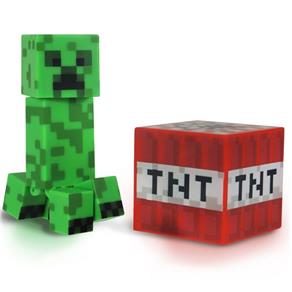 Minecraft Boneco Creeper com Acessórios - Multikids