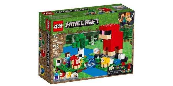 Minecraft Fazenda de Lã - Lego