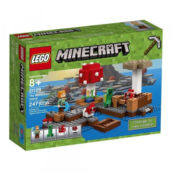 Minecraft Lego Ilha de Cogumelo 21129
